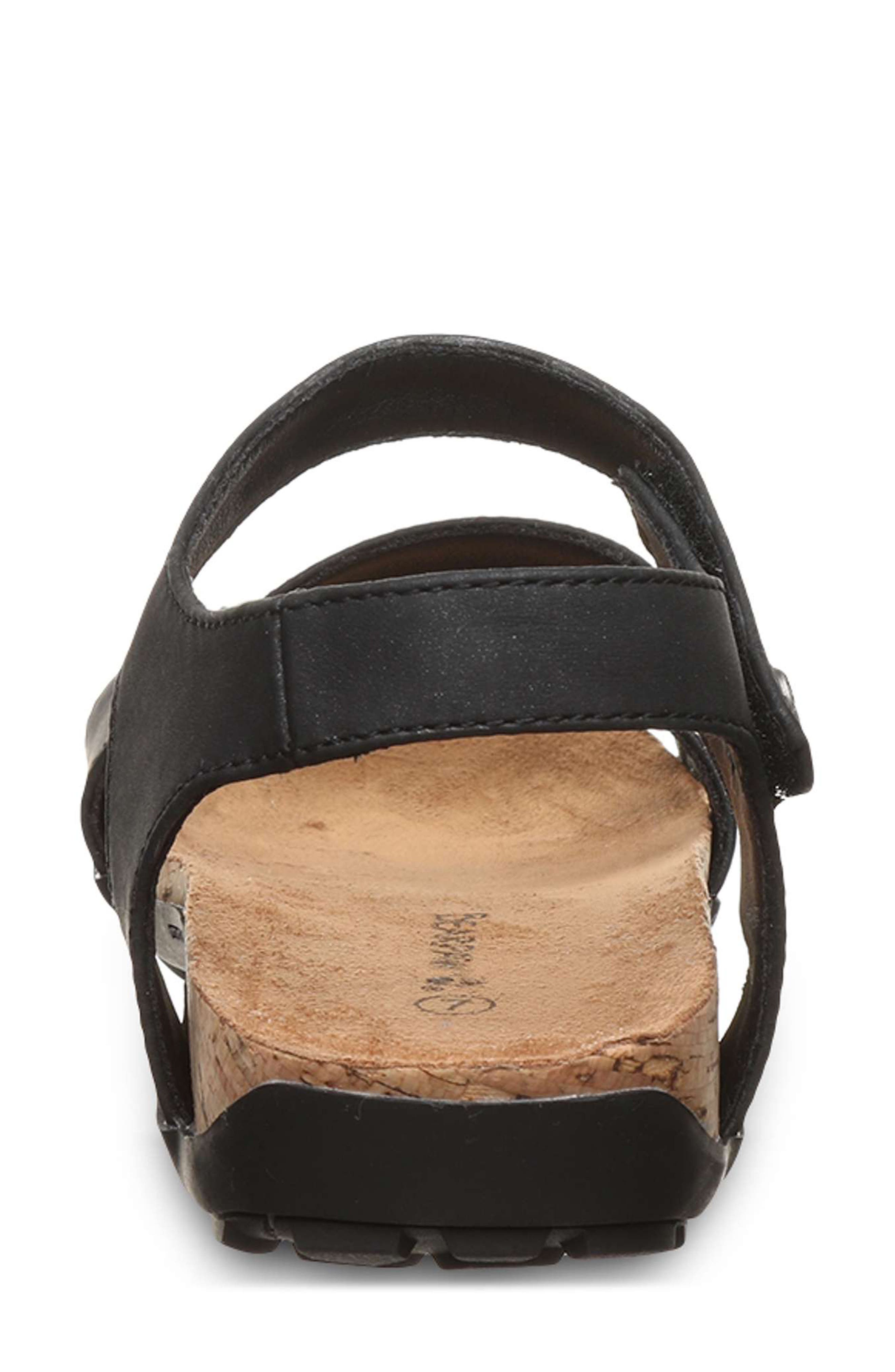 BEARPAW <p>Solana Sandal</p>, Alternate, color, Black