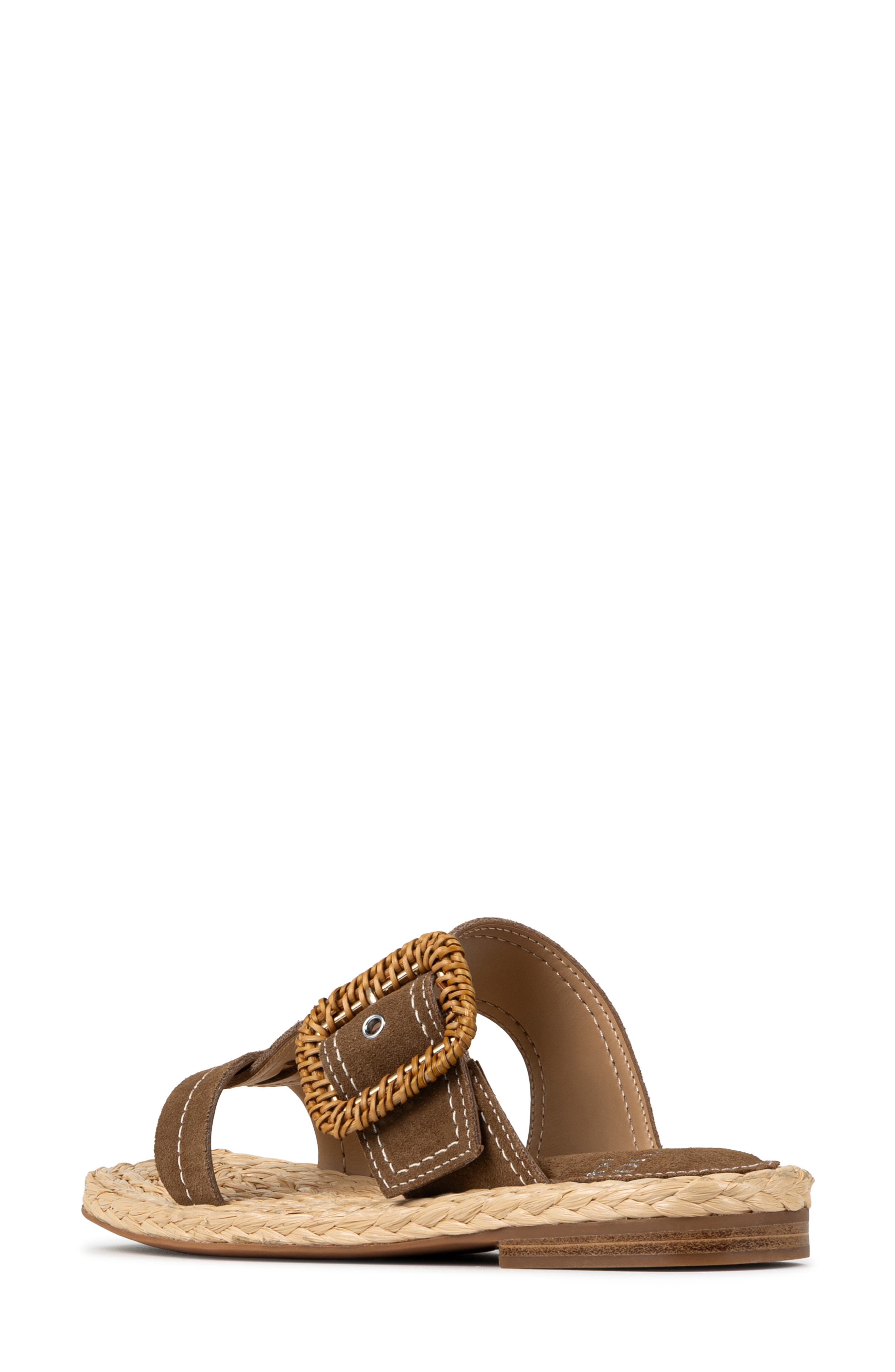 Donald Pliner <p>Hilari Leather Slide Sandal (Women)</p>, Alternate, color, Saddle