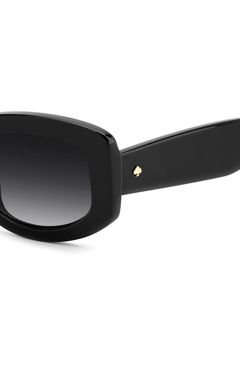 Kate Spade New York ailey 53mm gradient rectangular sunglasses, Alternate, color,