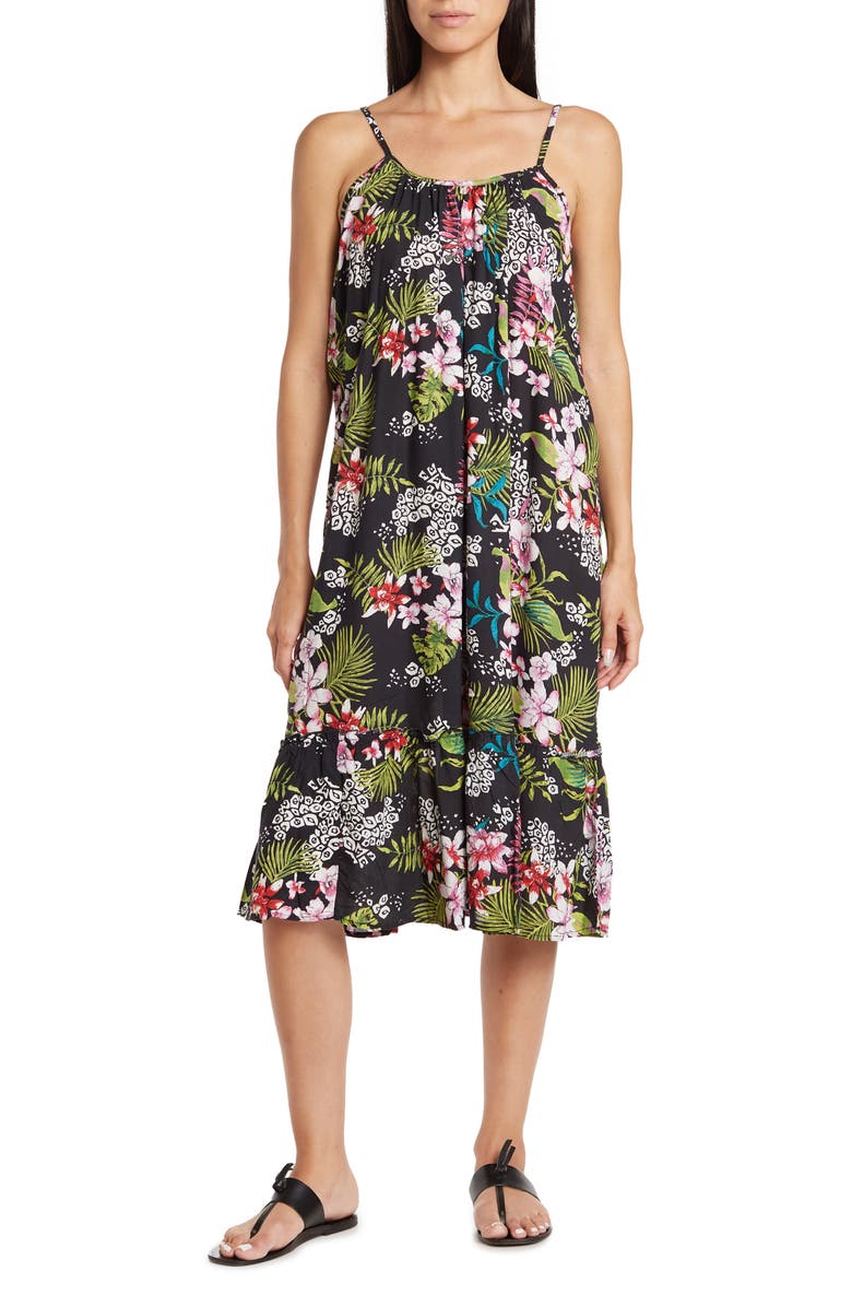 BOHO ME Two Pocket Midi Dress, Main, color,