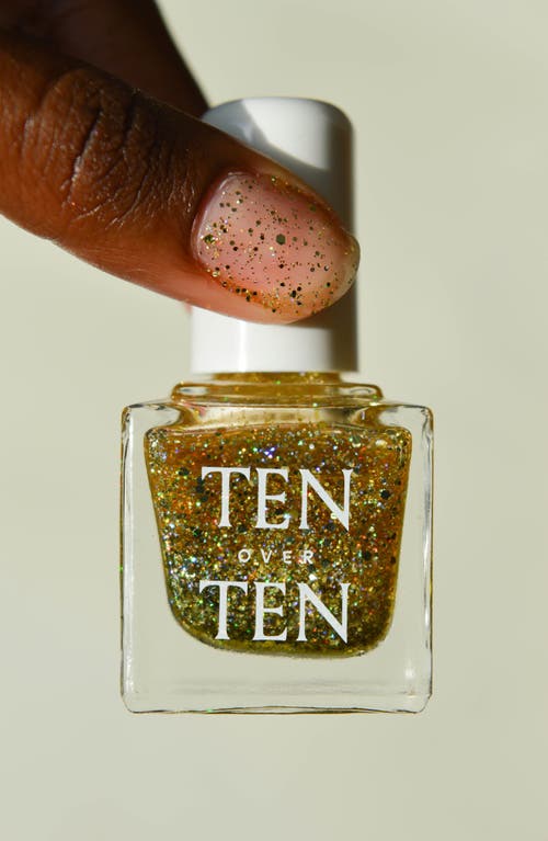 Tenoverten Gold Nail Polish Topper In Bergen