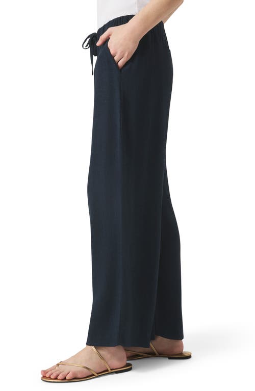 Splendid Coastal Crop Wide Leg Pants In Navy