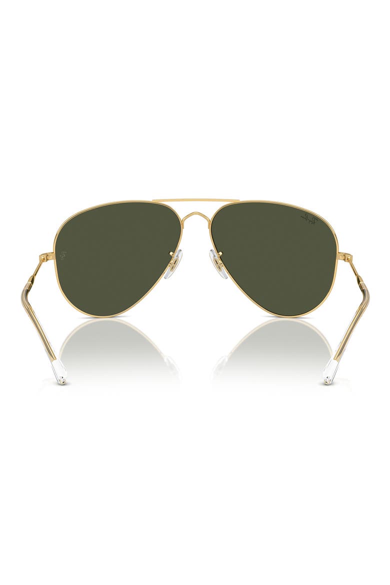 Old Aviator 62mm Oversize Sunglasses, Alternate, color, GOLD FLASH