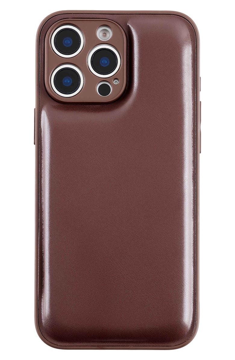 Auramma Cushion iPhone 16 Pro Max Phone Case, Main, color, Brown