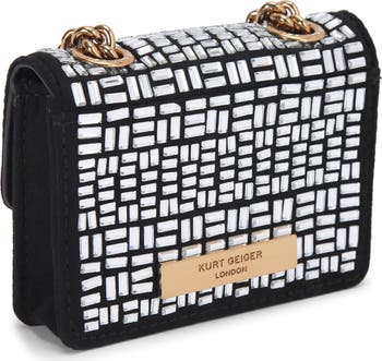 Micro Kensington Faux Leather Crossbody Bag