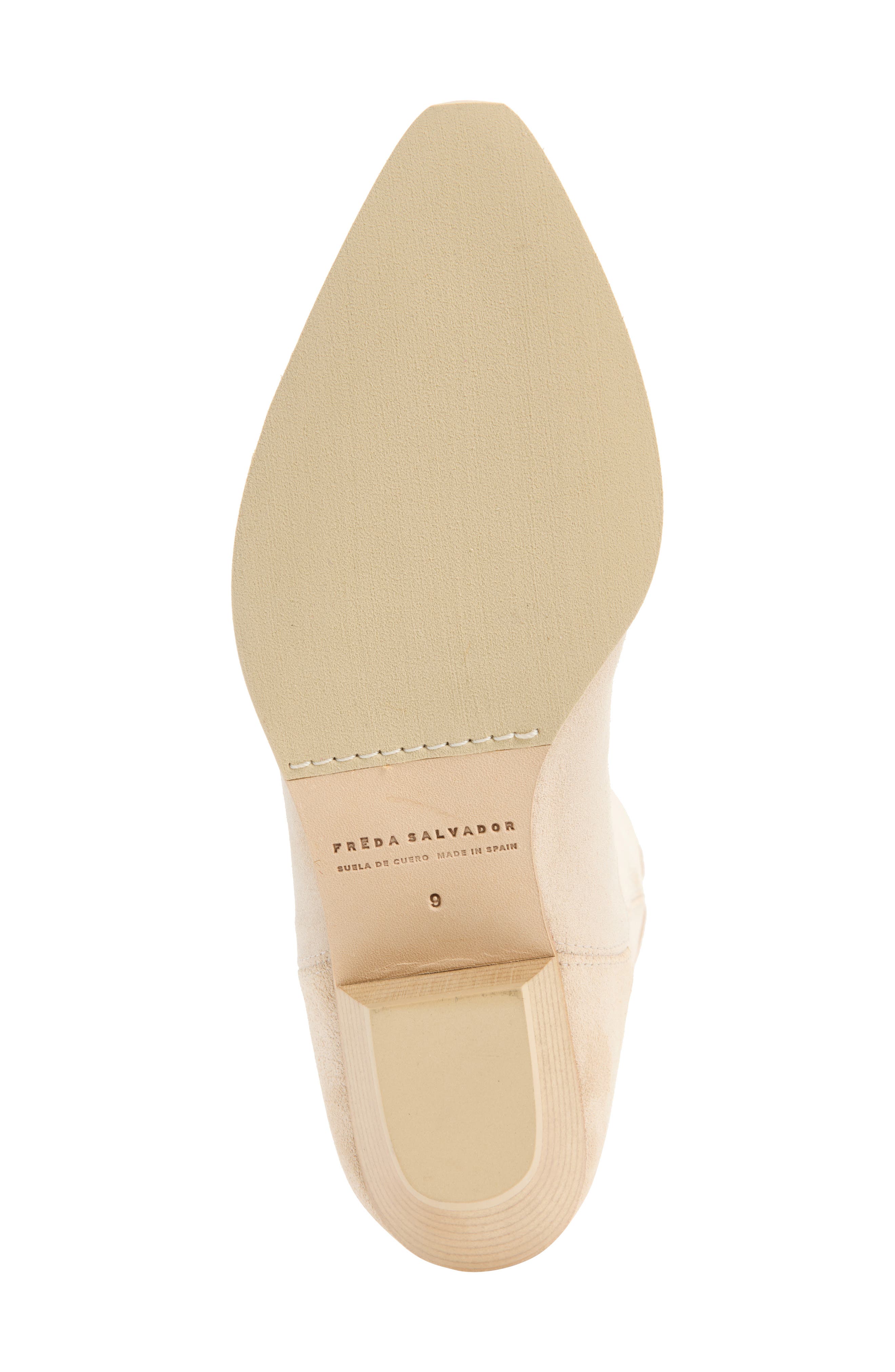 Western Mid Shaft Boot, Alternate, color, SAHARA SUEDE