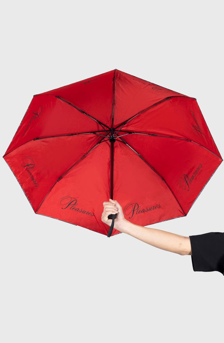 PLEASURES Newsprint Umbrella, Alternate, color,