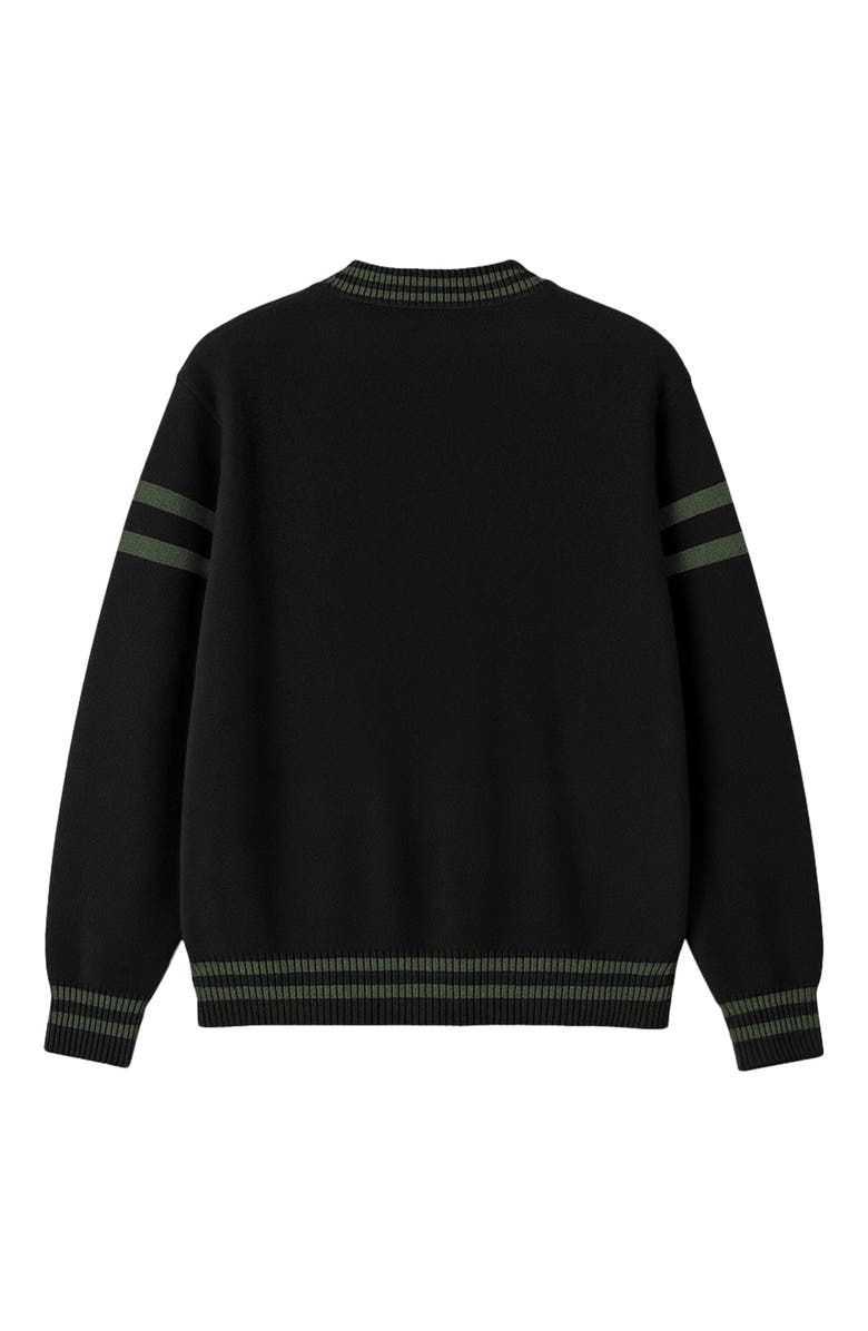 Blvck Harry Potter x Blvck Slytherin Cardigan, Alternate, color, Black/Green