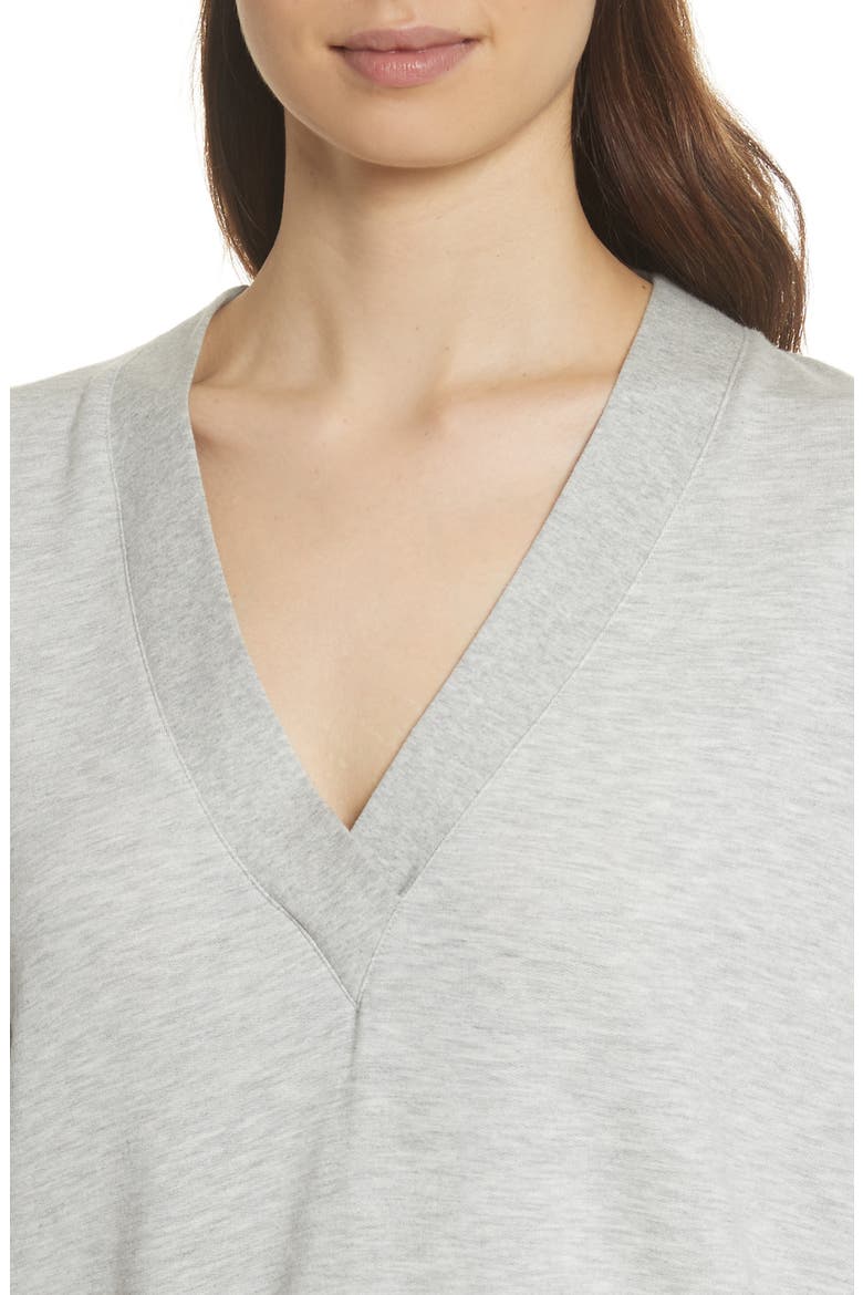 rag & bone/JEAN Flora Sweatshirt, Alternate, color, HEATHER GREY