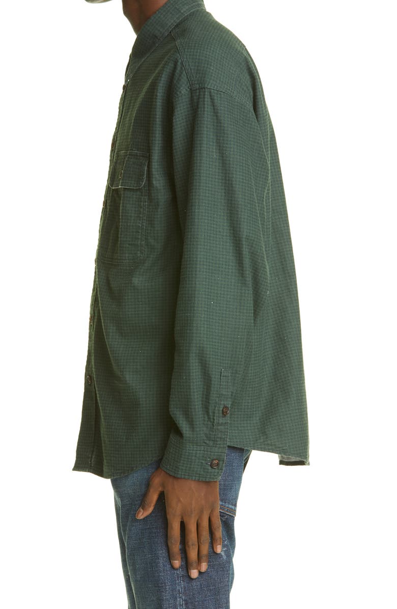 VISVIM Lumber Check Flannel Button-Up Shirt, Alternate, color, 