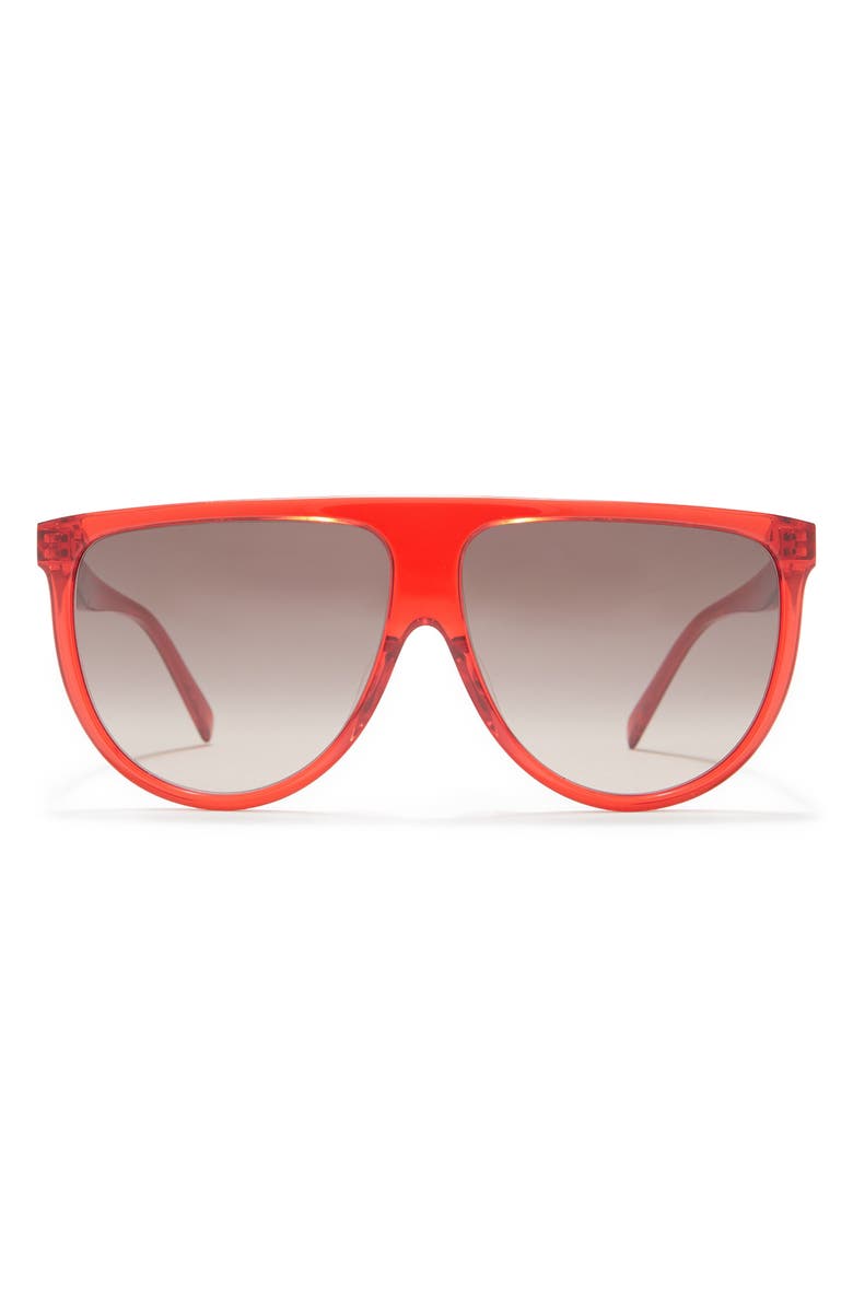 CELINE 62mm Flat Top Sunglasses, Main, color,
