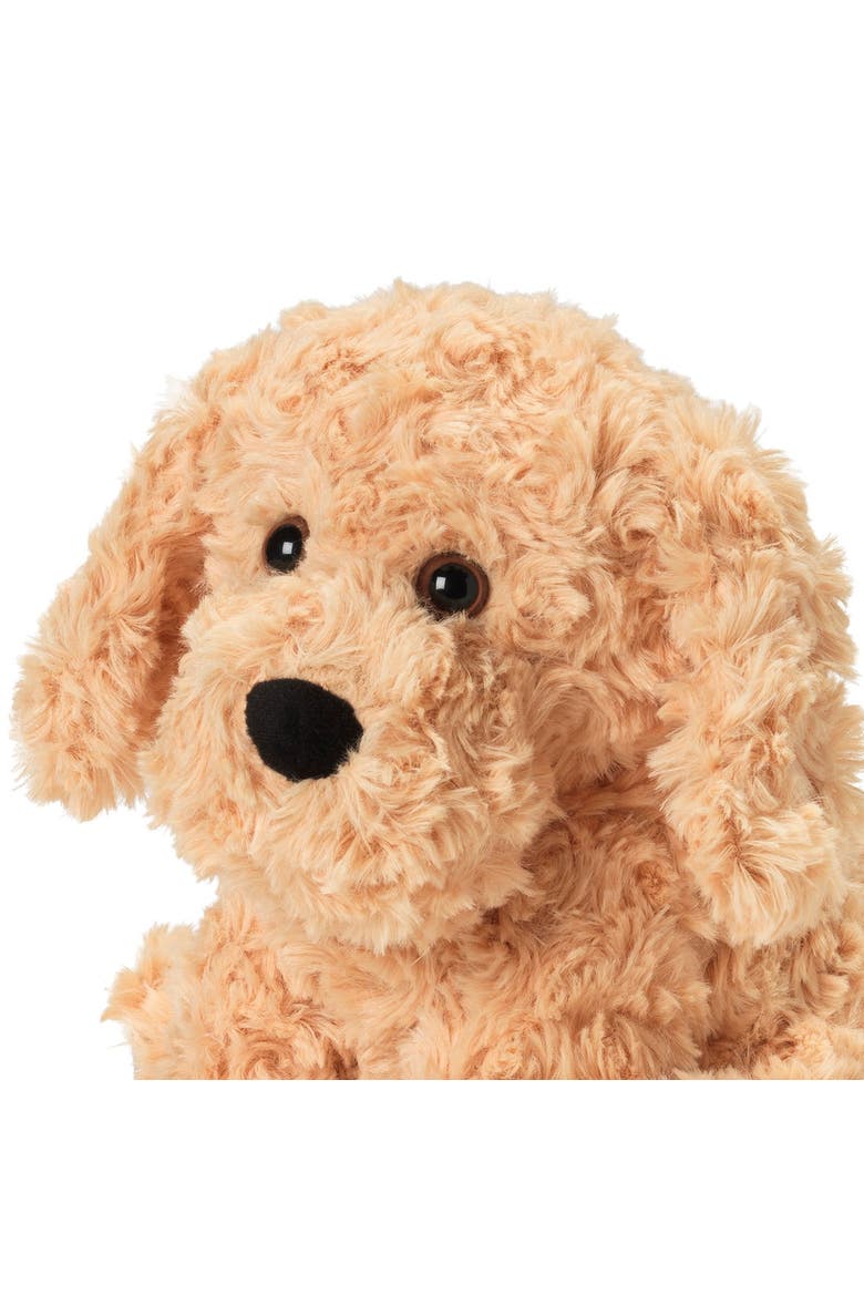 Warmies® Microwavable Plush 13" Golden Dog and Board Book, Alternate, color, Brown