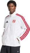 adidas Men's adidas White Peru National Team 2026 Home Full-Zip Game Day Anthem Jacket