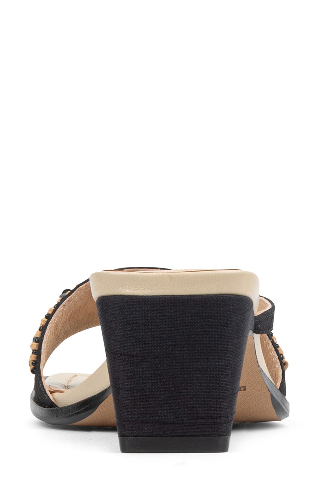 Donald Pliner Dhora Block Heel Sandal, Alternate, color, Black-Natural