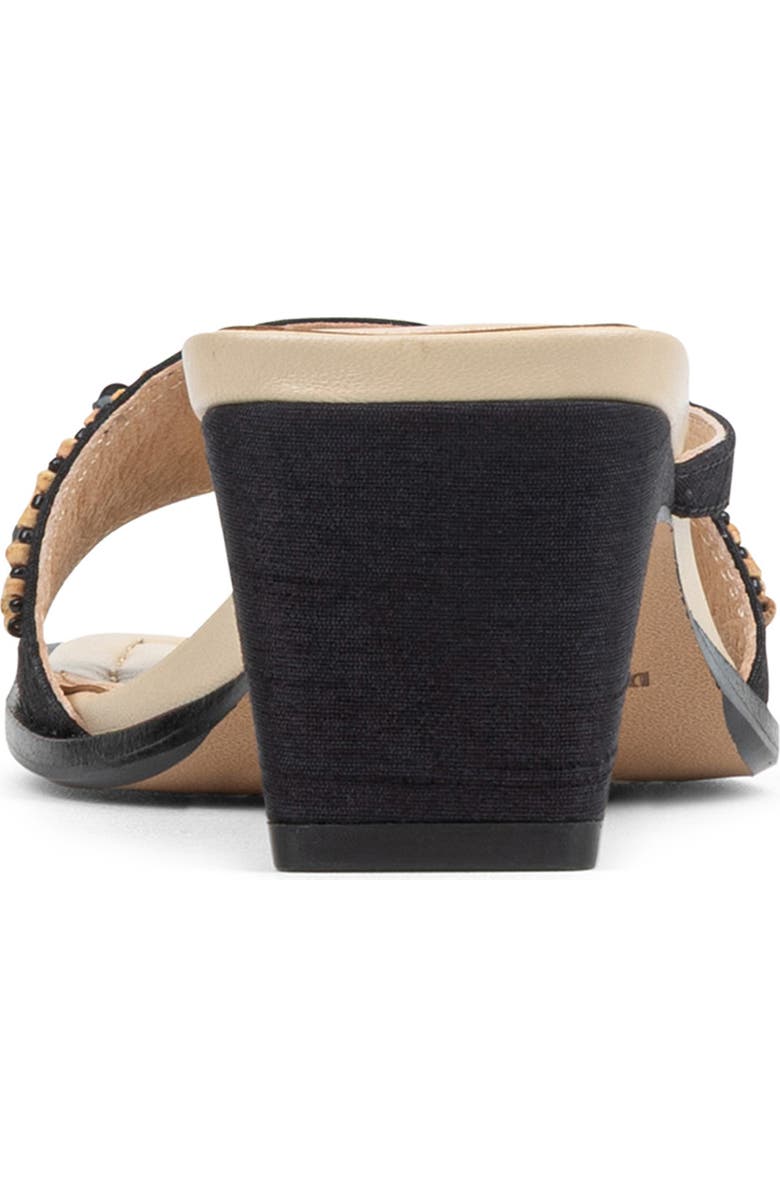 Donald Pliner Dhora Block Heel Sandal, Alternate, color, Black-Natural