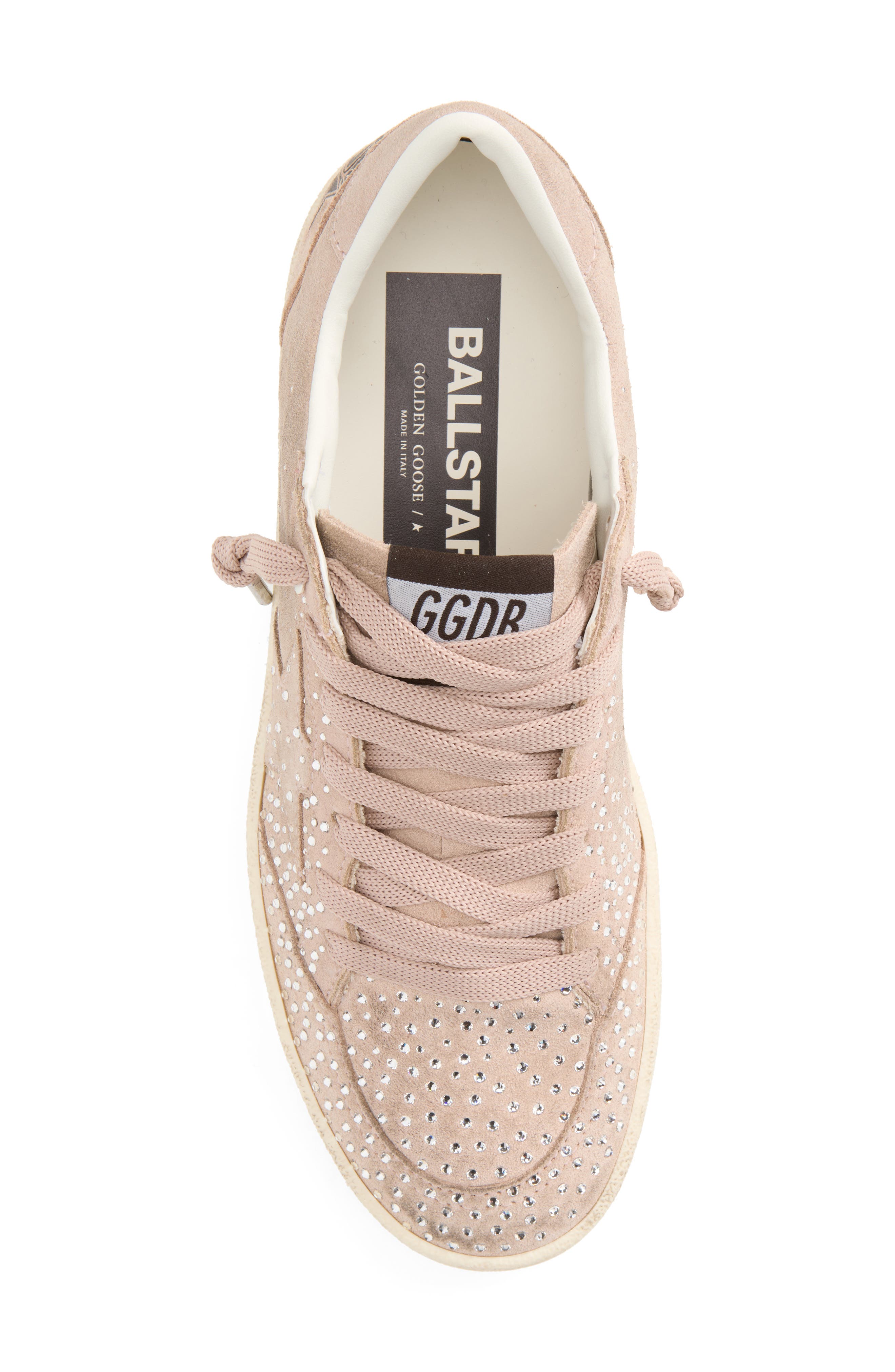 Crystal Ball Star Sneaker, Alternate, color, POWDER PINK