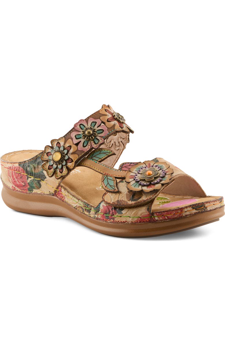 L'Artiste by Spring Step Feels Great Sandal, Main, color, Beige Multi