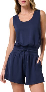 TravisMathew Skyloft Tie Waist Romper