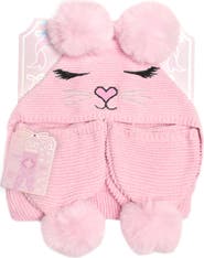 OMG Accessories Kids' Bella Kitty Hooded Scarf
