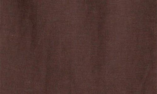 & Other Stories Cotton Fit & Flare Dress In Brown