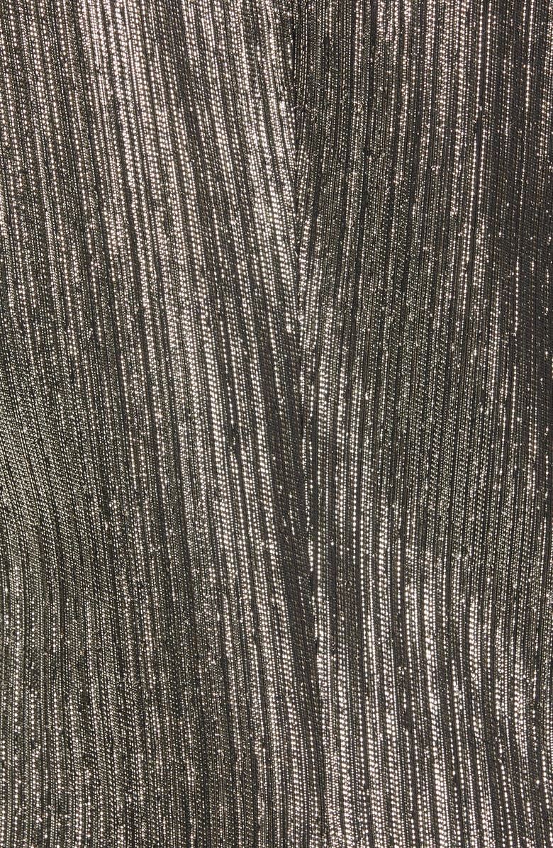 Smythe Long Shawl Collar Metallic Blazer, Alternate, color, 