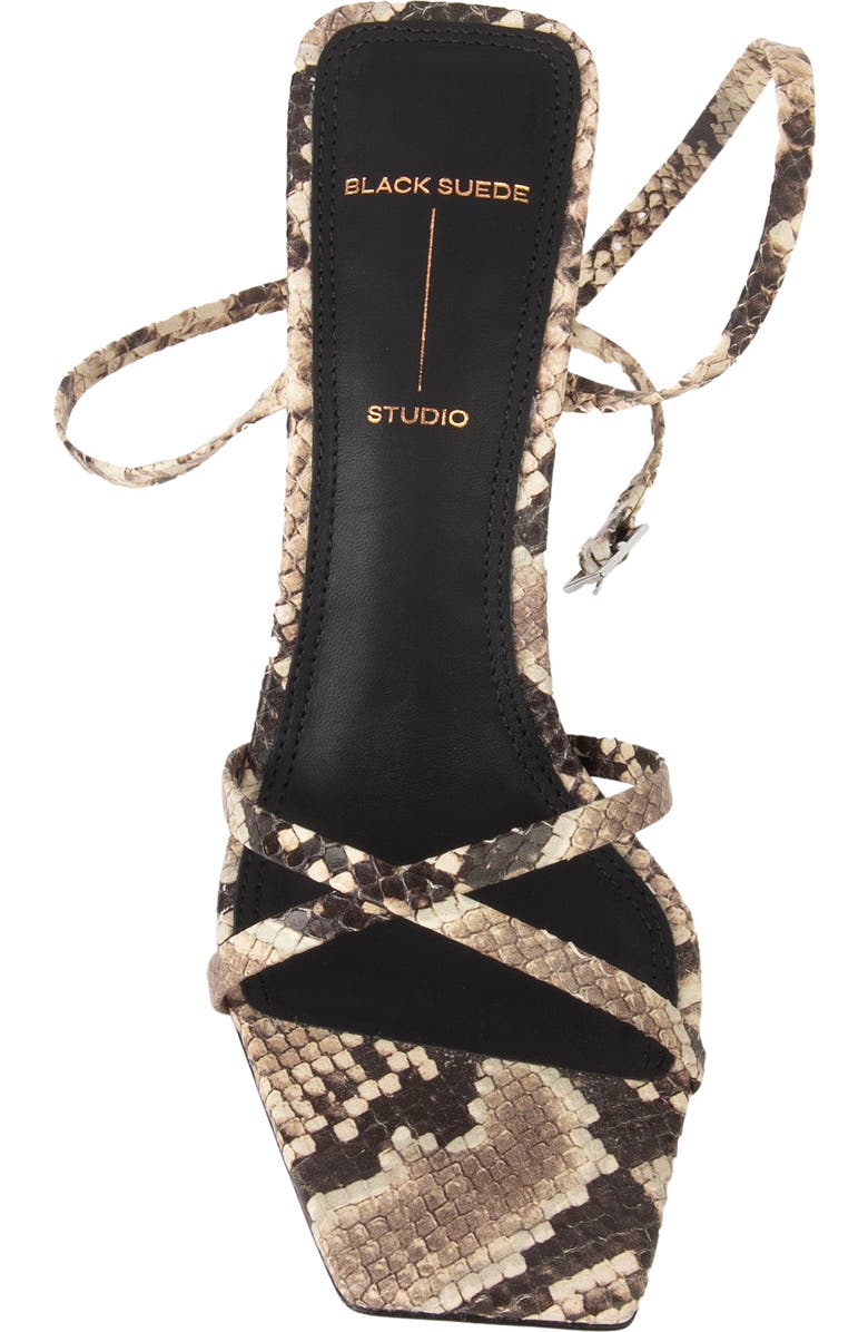 BLACK SUEDE STUDIO Gemma Ankle Strap Sandal, Alternate, color,