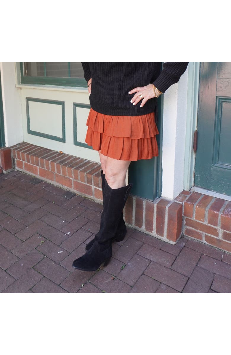 Diba True AME THYST Suede Knee High Boot, Alternate, color, Black