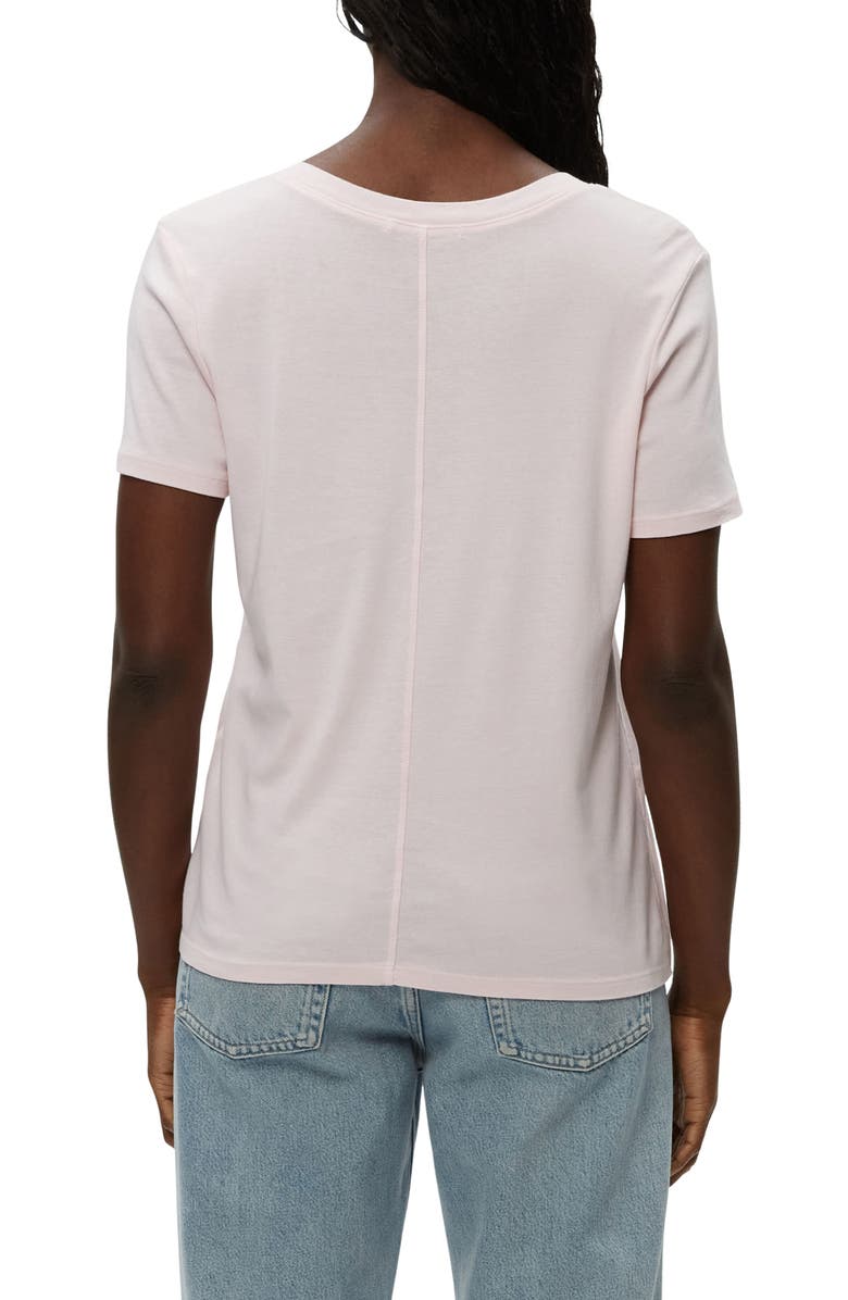 Michael Stars Dylan Classic V-Neck Shirt, Alternate, color, Lychee