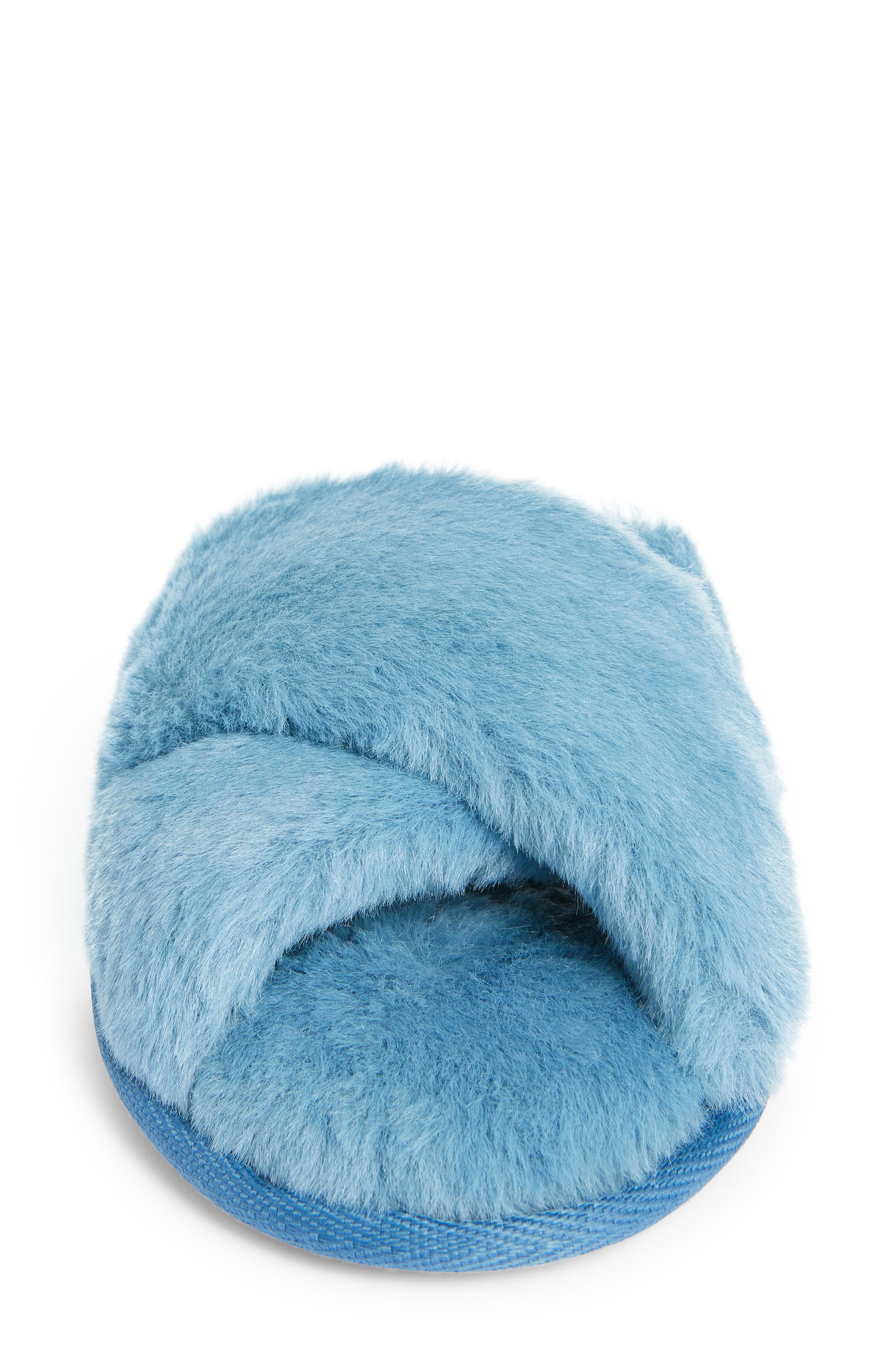 Flora Nikrooz Victoria Faux Fur Slipper, Alternate, color, 