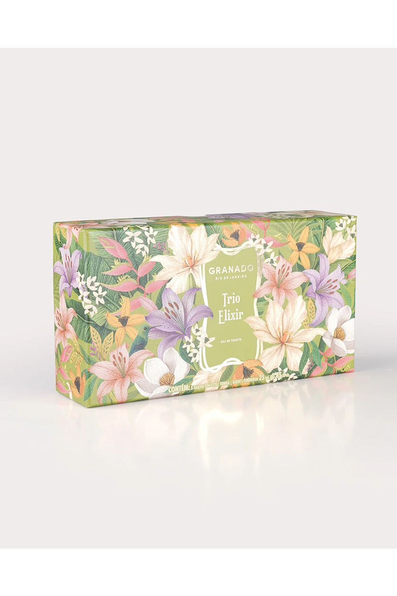 Tropical Garden Perfumery Trio, Alternate, color, Clear