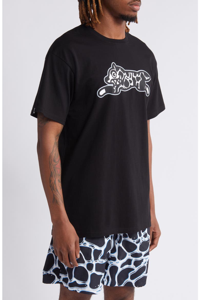 Digital Graphic T-Shirt, Alternate, color, BLACK