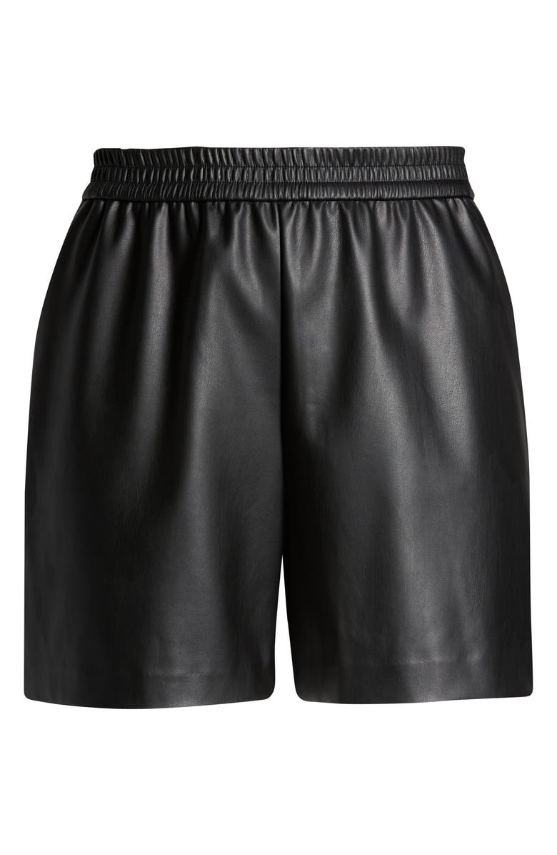 Halogen<sup>®</sup> Faux Leather Shorts, Alternate, color, 