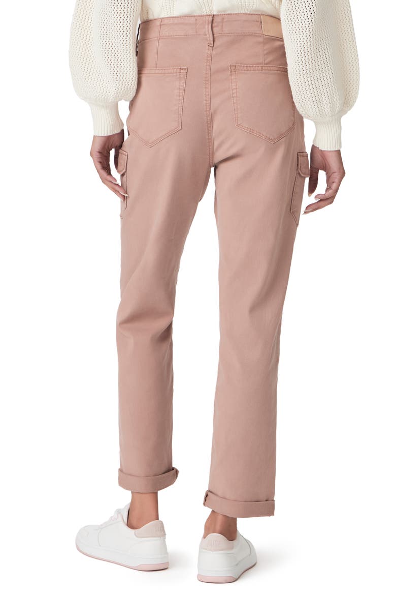 Drew High Waist Straight Leg Cargo Pants, Alternate, color, VINTAGE MAUVE DUNE