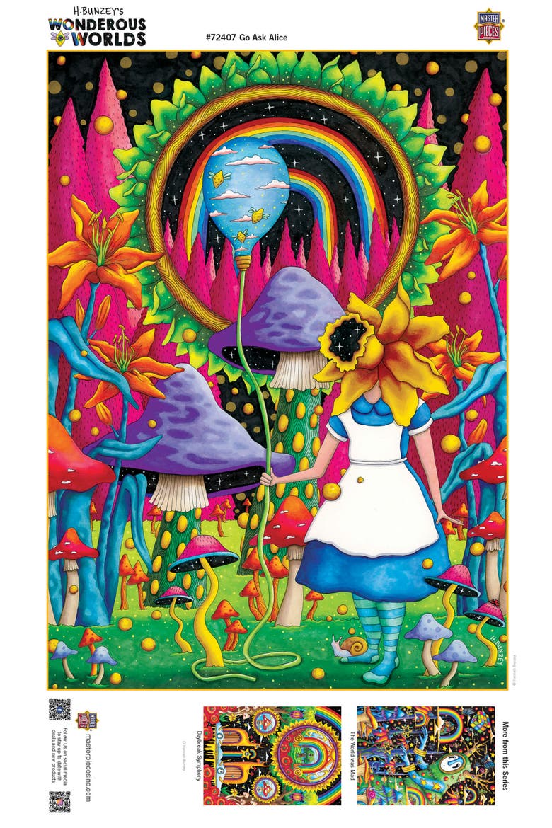 Go Ask Alice 1000 Piece Jigsaw Puzzle, Alternate, color, Multicolor