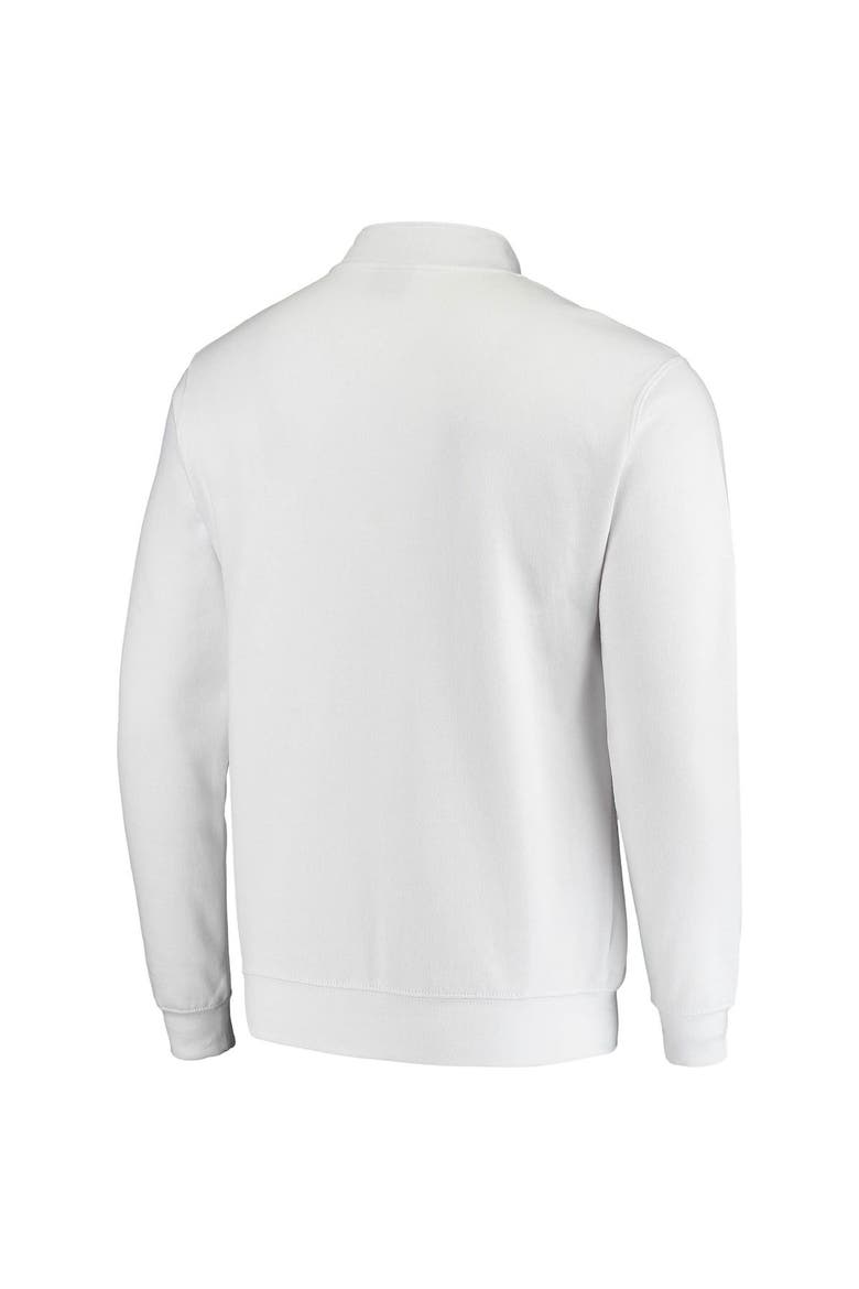 Men's Colosseum White Northwestern Wildcats Tortugas Logo Quarter-Zip Jacket, Alternate, color, White