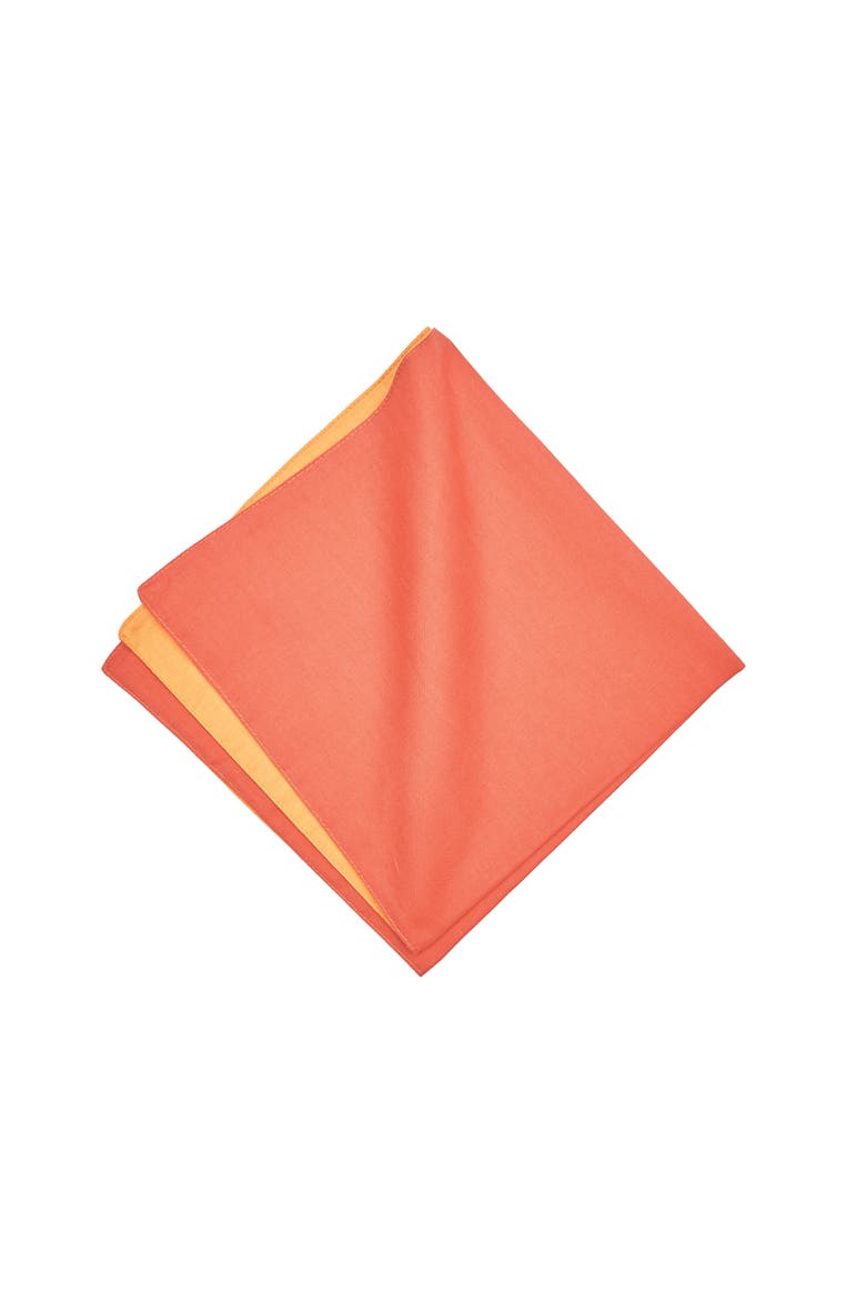 Tangerine Napkin Set of 6, Main, color, Orange