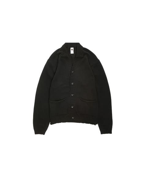 Cashmere Blend Shirt Cardigan