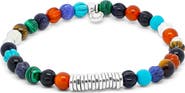 Tateossian Men's Discs Beaded Stretch Bracelet