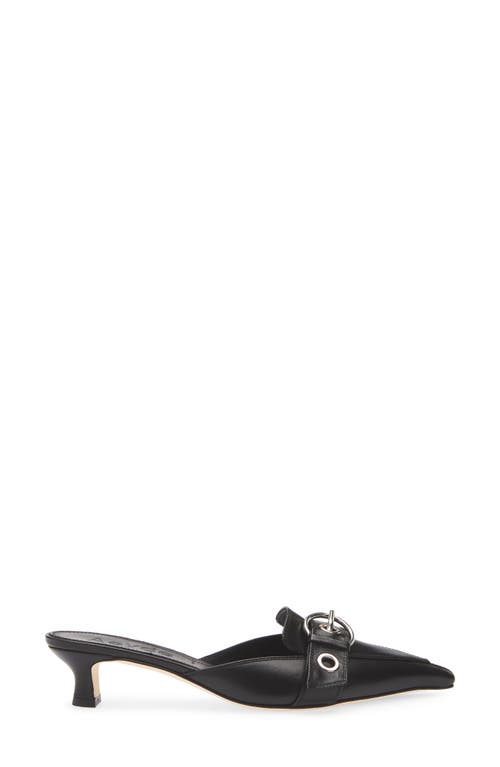 Shop Aeyde Danielle Grosgrain Pointed Toe Mule In Black