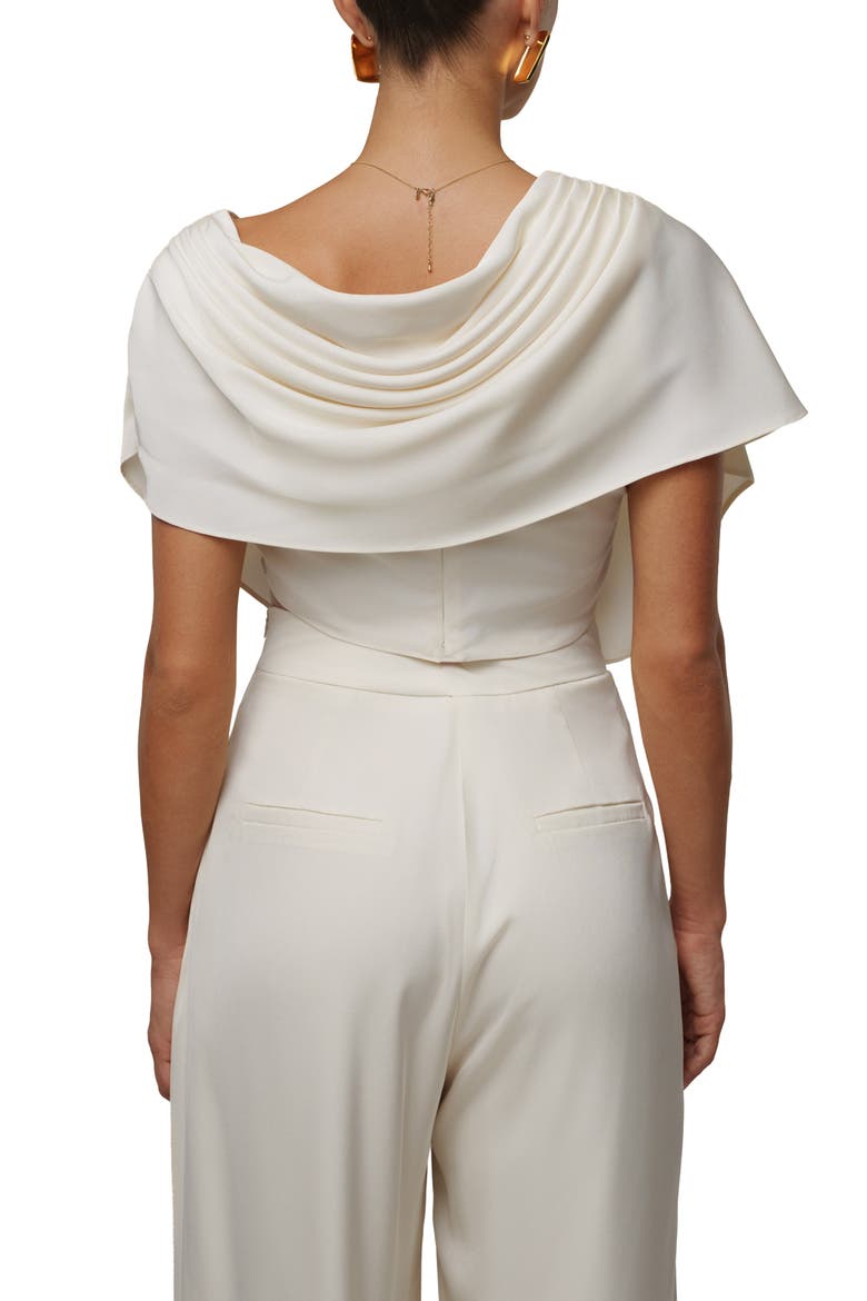 Gleam and Glow Satin Top, Alternate, color, Buttercream