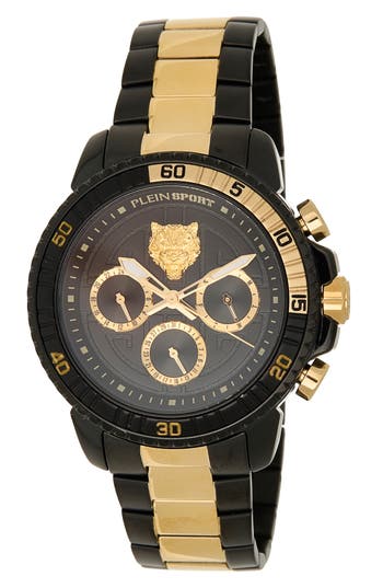 Philipp Plein Powerlift Two-tone Bracelet Watch, 45mm In Two Tone