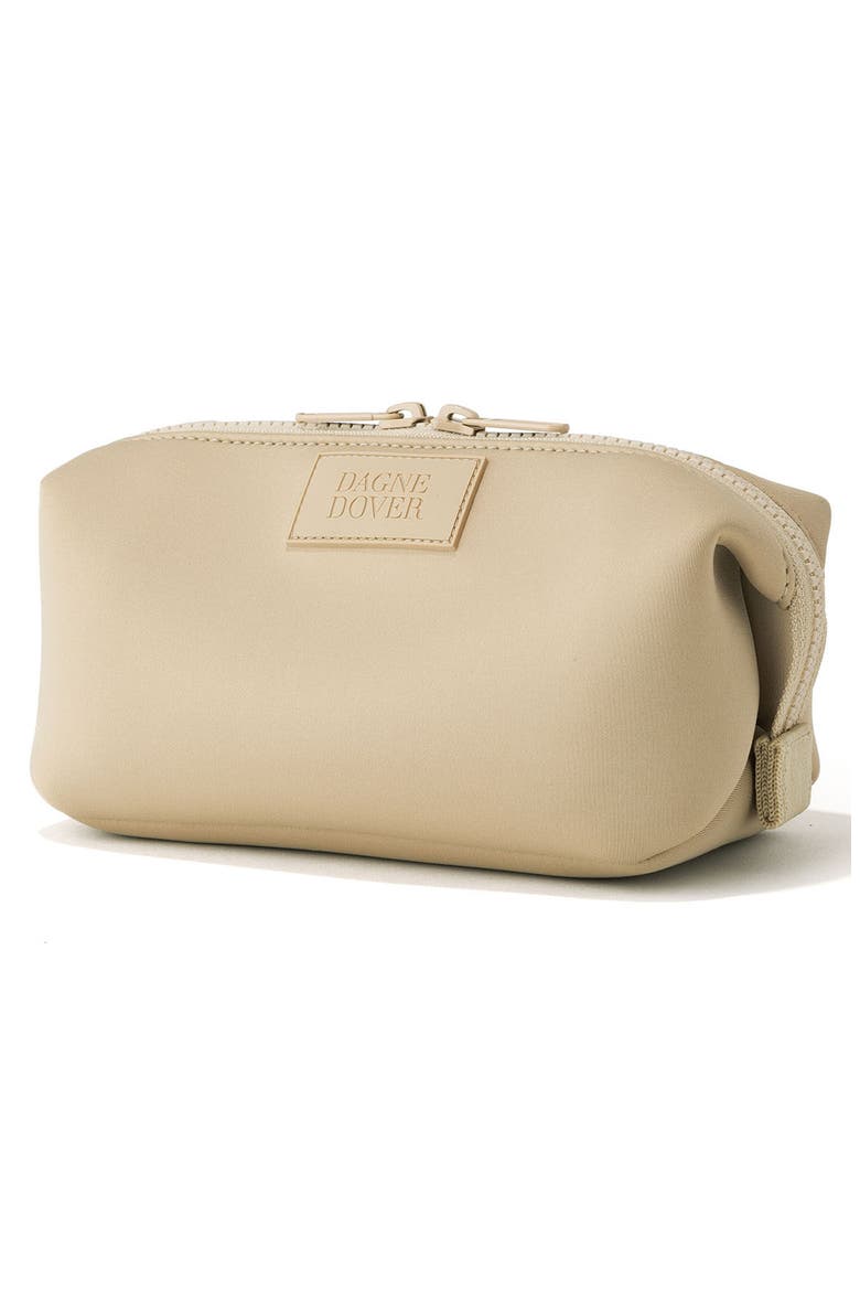 Small Hunter Neoprene Toiletry Bag, Alternate, color, ALMOND LATTE