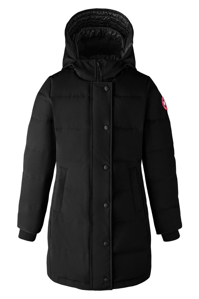 Kids' Juniper 625-Fill Power Down Water Repellent Parka, Main, color, BLACK - NOIR