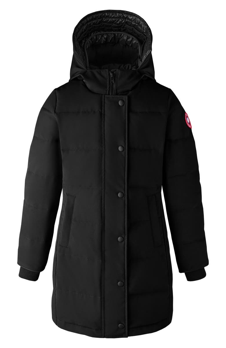 Canada Goose Kids' Juniper 625-Fill Power Down Water Repellent Parka, Main, color, Black - Noir