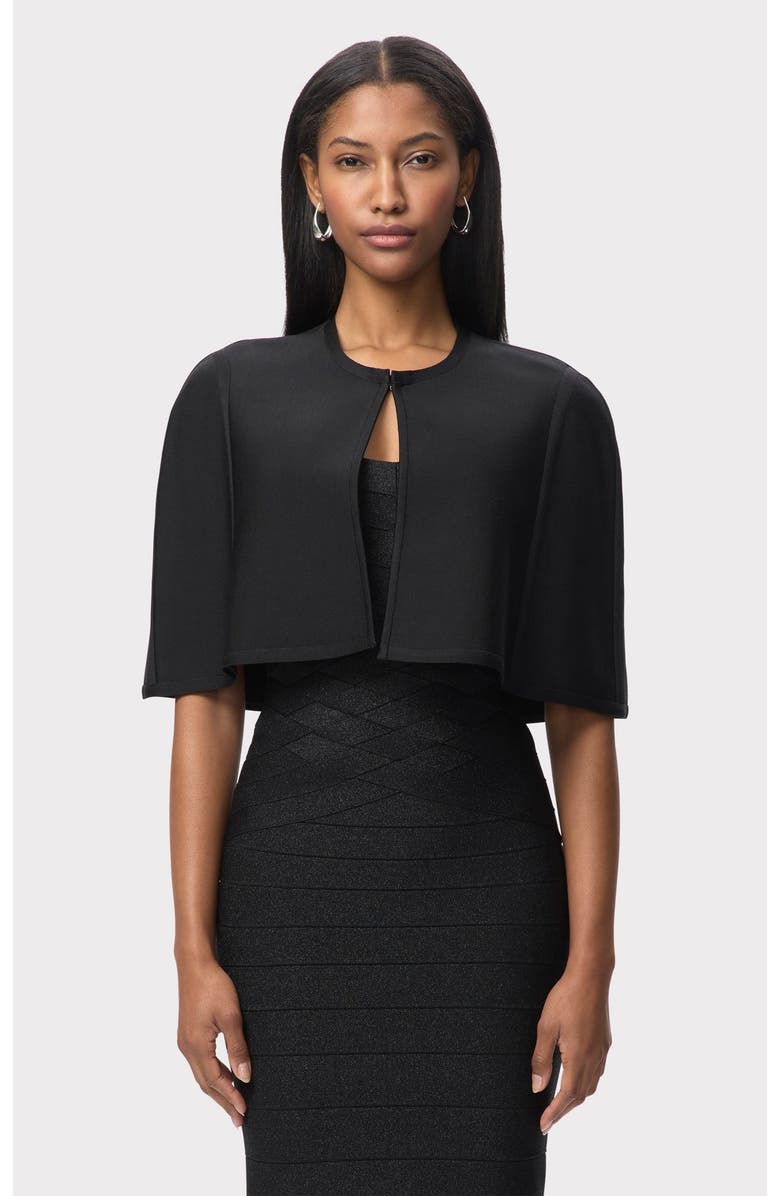 Herve Leger The Juliette Cape, Main, color, Black
