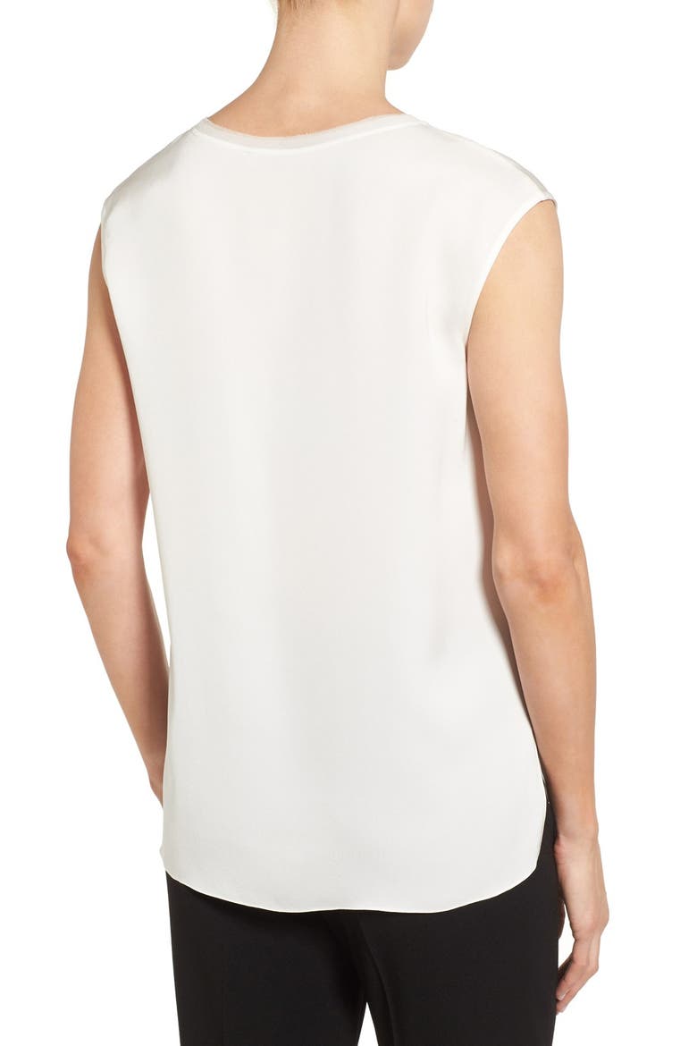 'Leona' Silk Blouse, Alternate, color, ANTIQUE