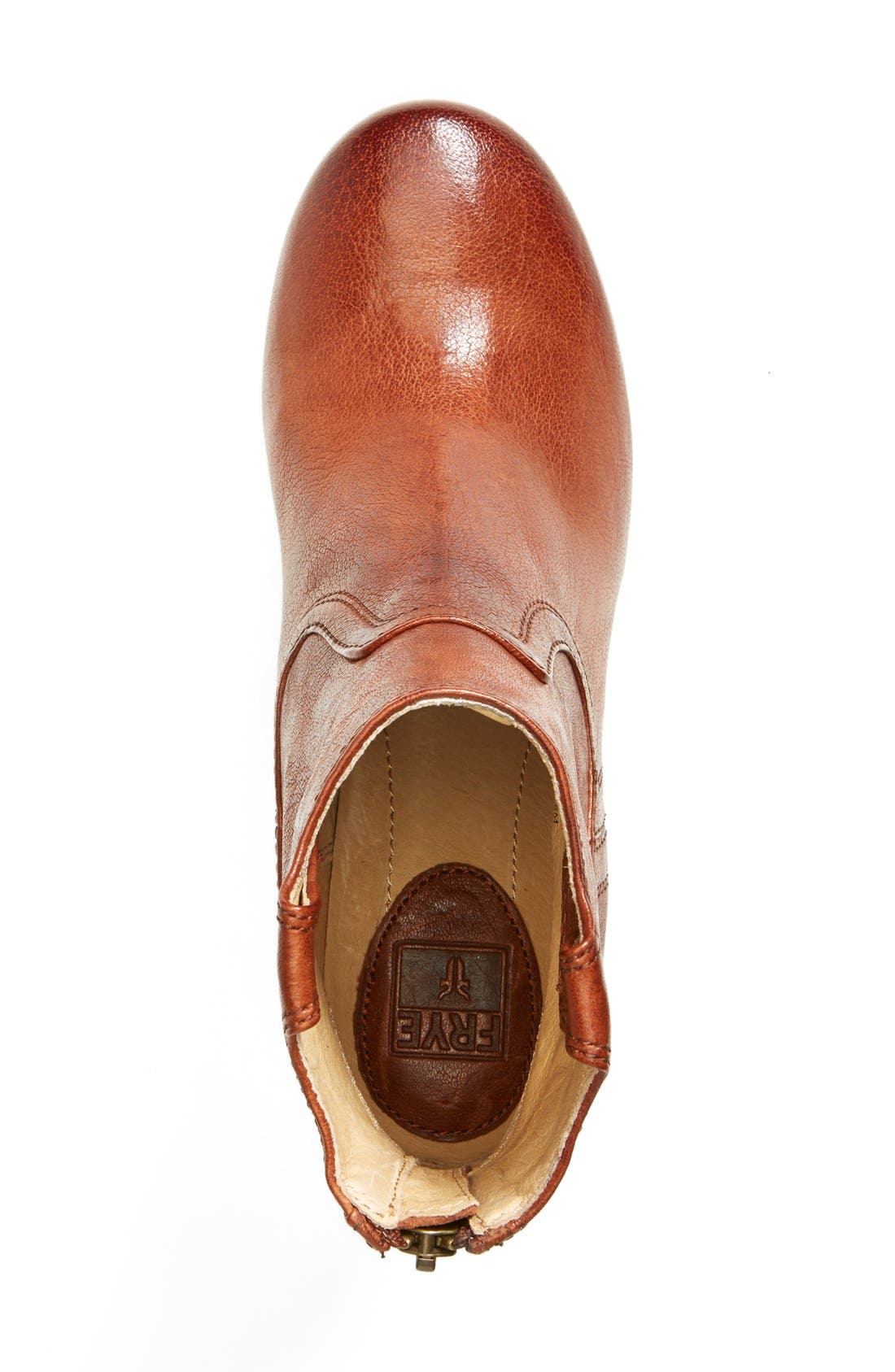 'Carson' Wedge' Bootie, Alternate, color, COGNAC