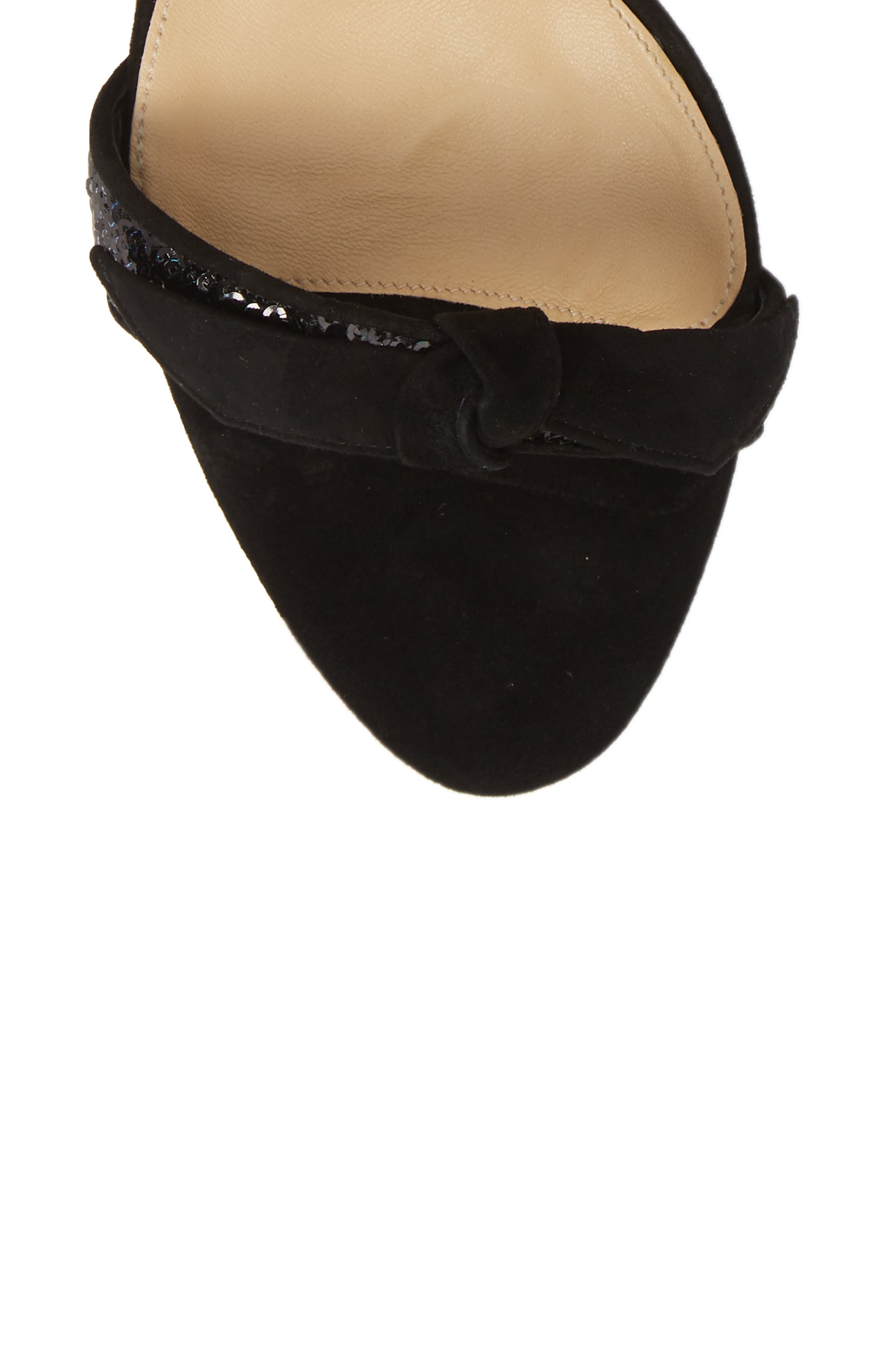 Clarita Tie Strap Sandal, Alternate, color, BLACK MULTI