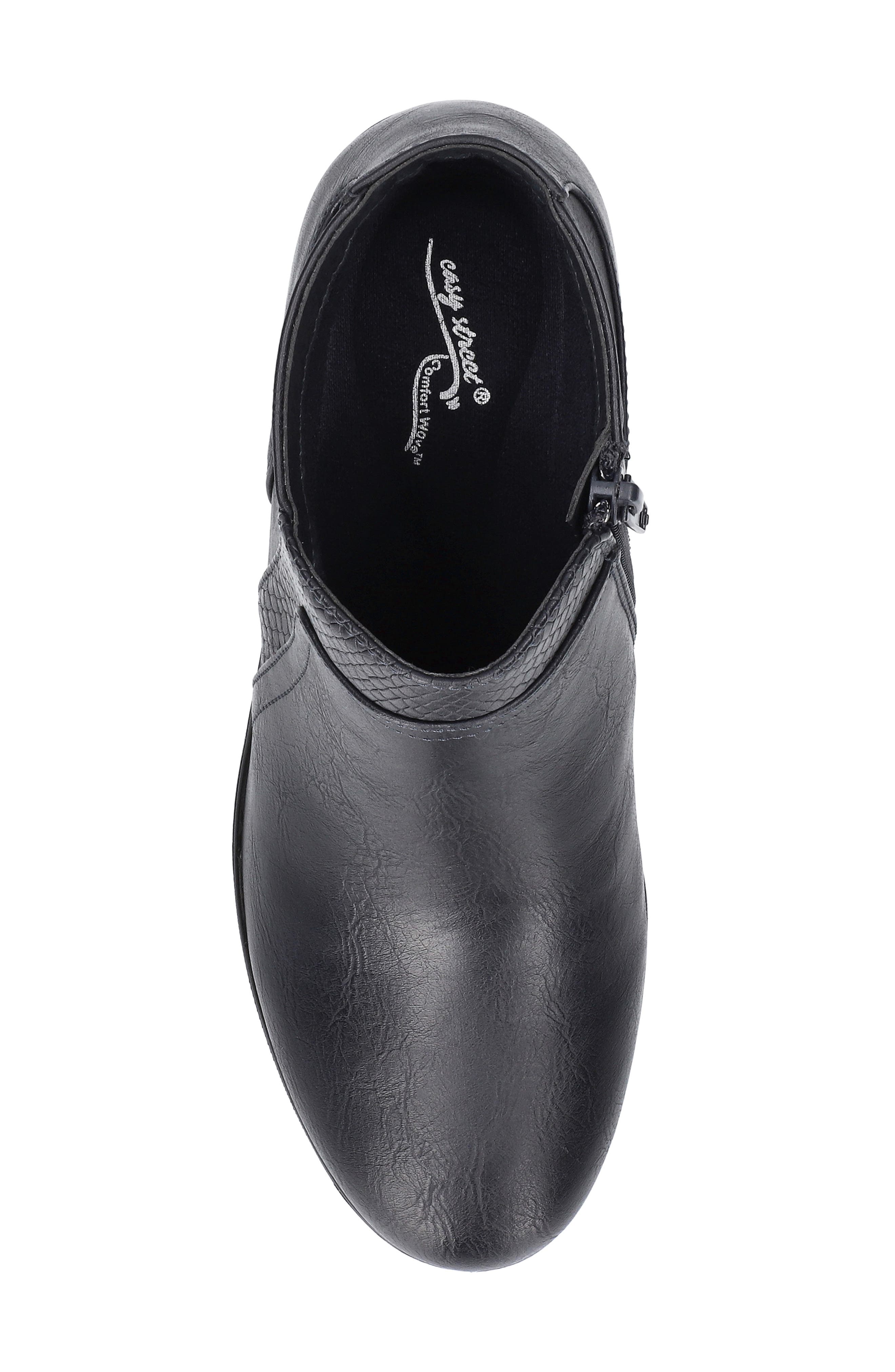 EASY STREET Langley Bootie, Alternate, color, Navy-Snake