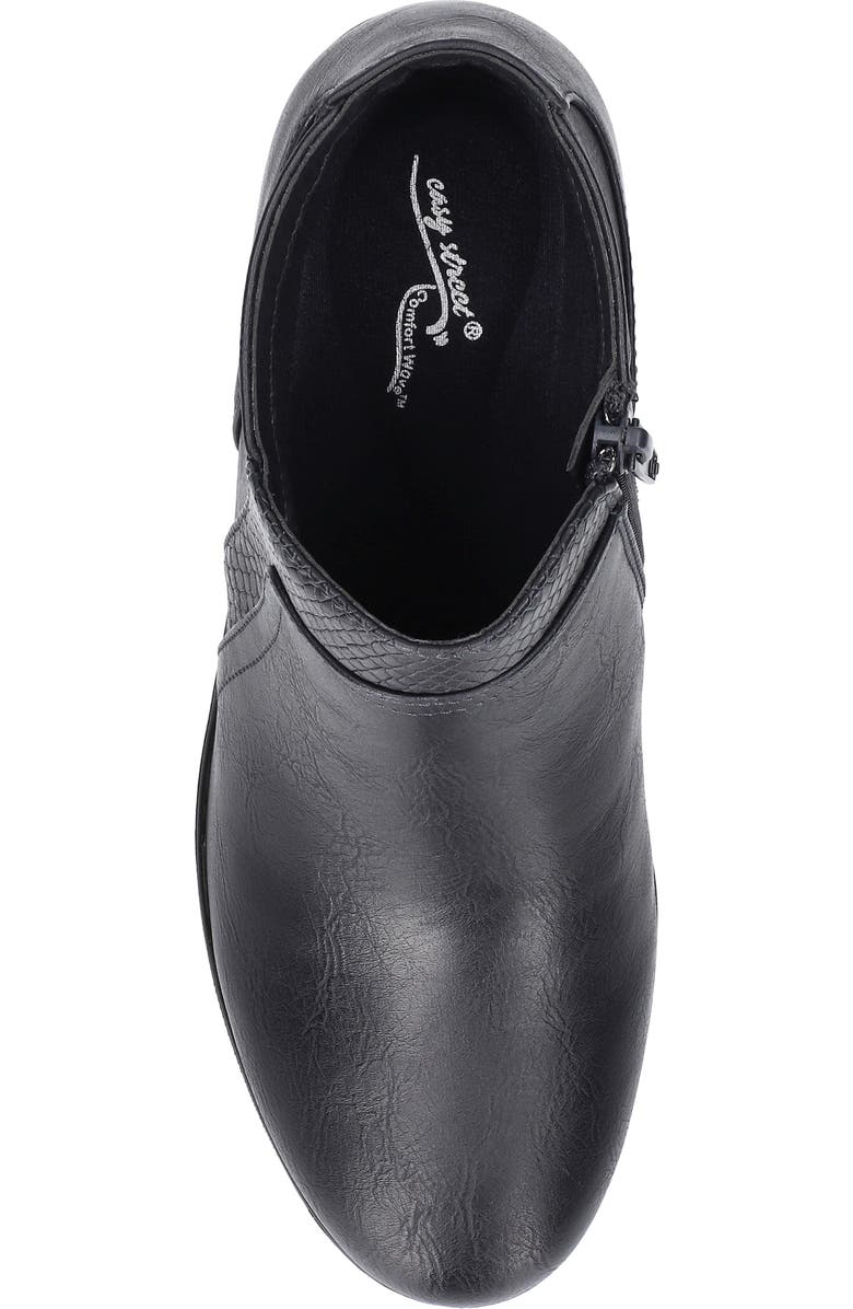 EASY STREET Langley Bootie, Alternate, color, Navy-Snake